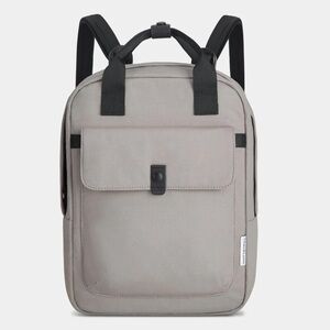Travelon Anti-Theft Driftwood Gray Black Convertible Backpack Modern Design